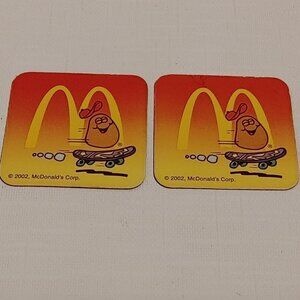 RARE McDonalds McNuggets Magnets PAIR Fridge Magnet Fast Food